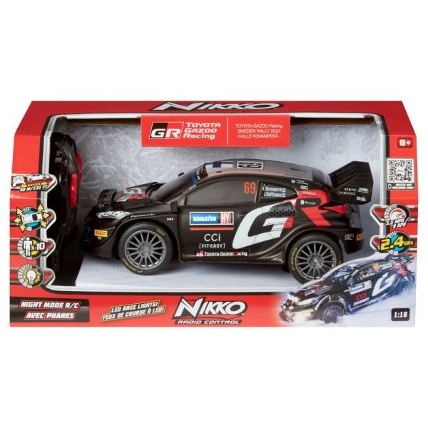 TOYOTA GR Yaris 1:18 WRC Rovanperä - bestuurbare auto met verlichting