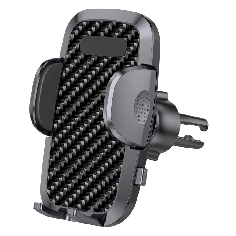 Universal Smartphone Halterung "Bracket" - Carbon-Look - 53 mm - 95 mm Breite - schwarz