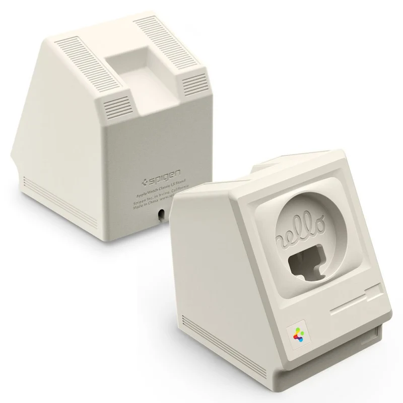 Dockingstation für Apple Watch Ladegerät, Spigen Classic LS Stand, Beige