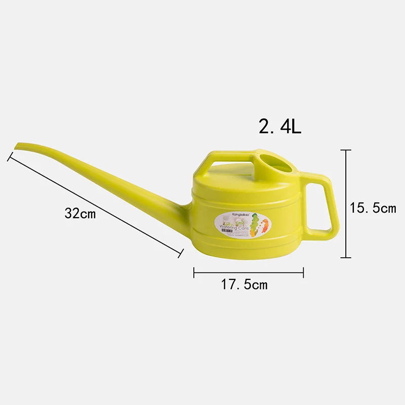Ergonomische Gießkanne mit langem Auslauf