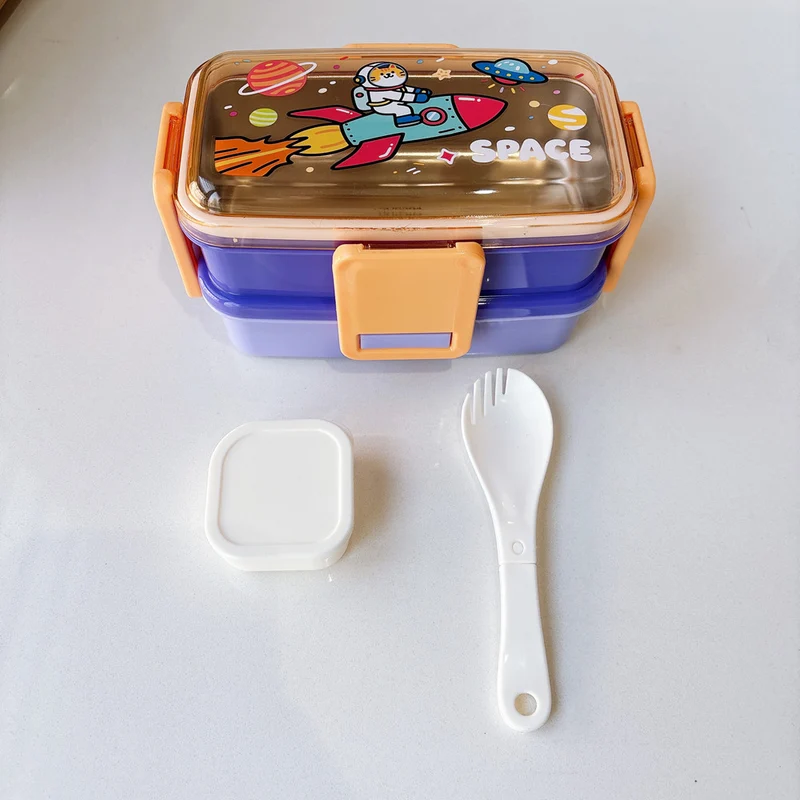 Raumfahrt-Themen Multi-Abteil Bento Lunchbox