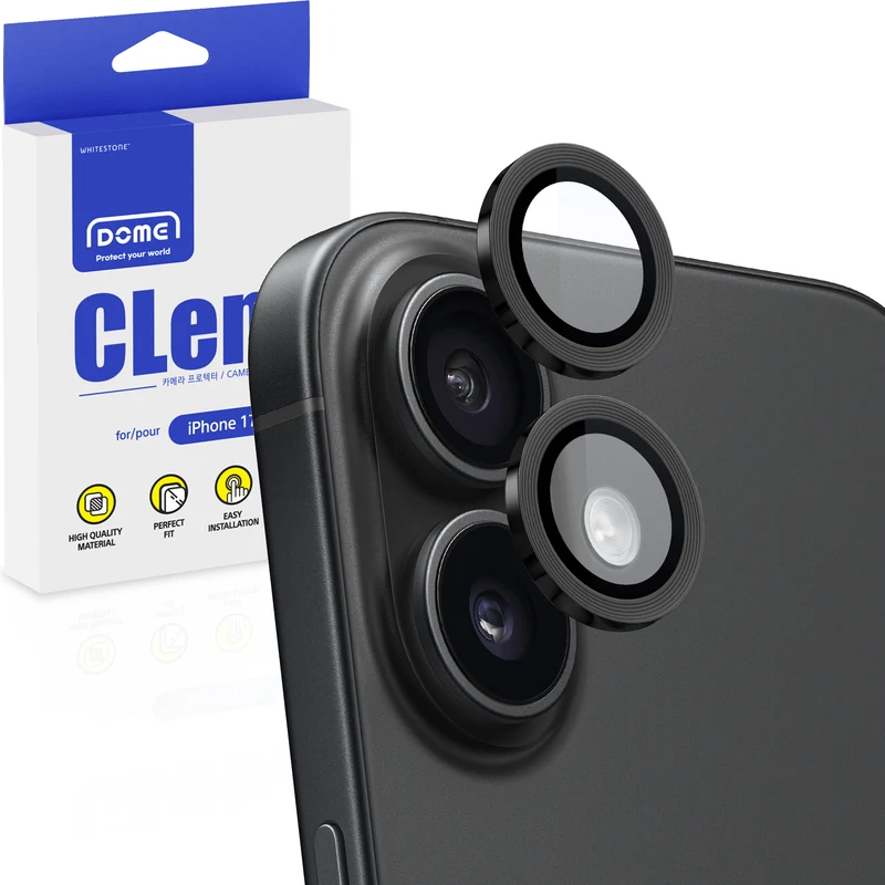 Kameraschutzglas für iPhone 17, Whitestone CLenZ Camera Protector, 1 Stück