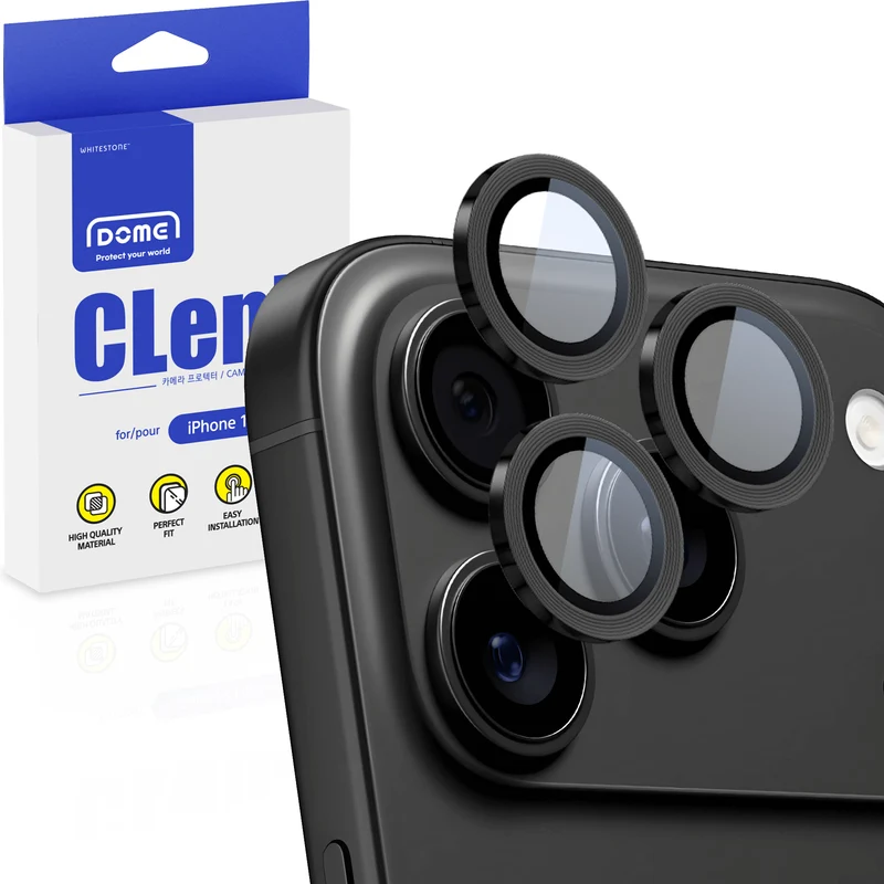 Kameraschutzglas für iPhone 17 Pro / Max, Whitestone CLenZ Camera Protector, 1 Stück