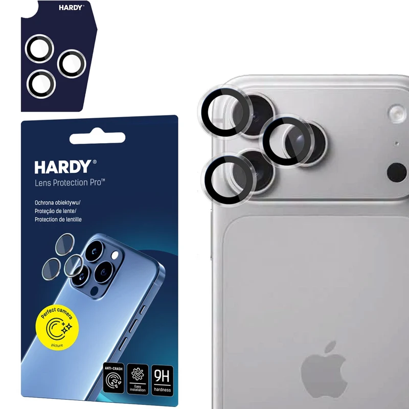 Objektivschutz für iPhone 18 Pro / Max, 3mk Hardy Lens Protection Pro, 1 Set, Transparent