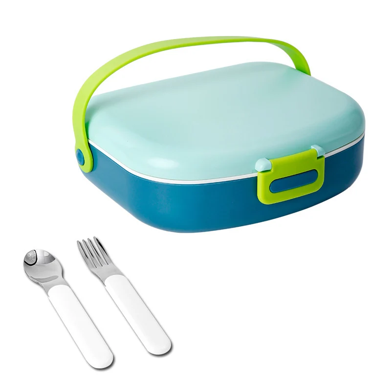 Isolierte Lunchbox mit Besteckset