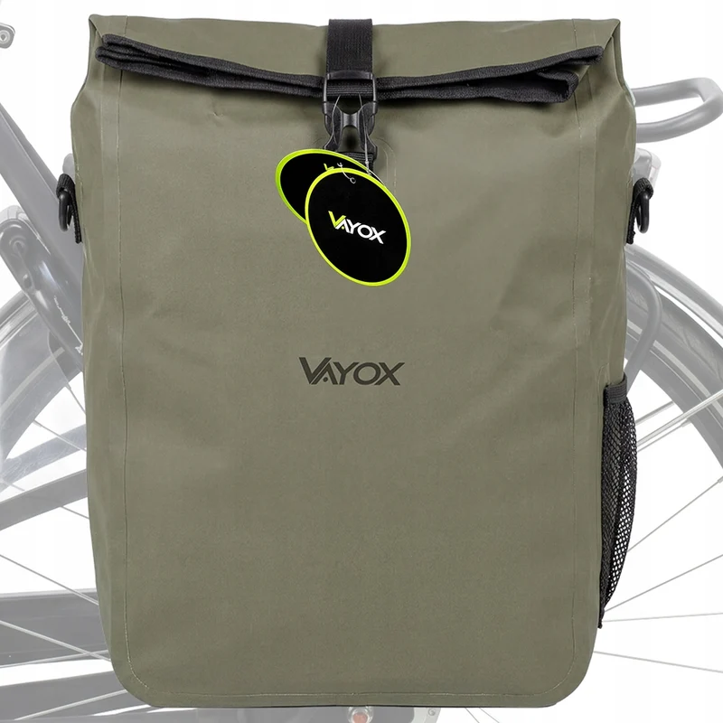 Fahrradtasche für den Gepäckträger, Vayox VA0444G 25L, Grün