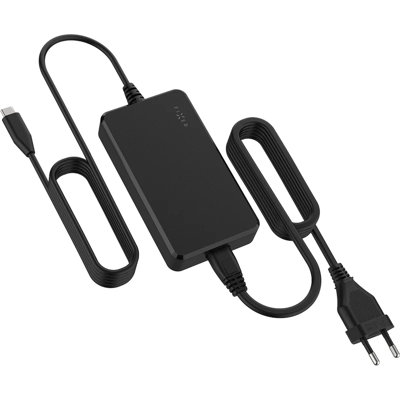 Netzladegerät GaN 100W mit USB-C PD 3.0, Fixed Power Adapter, für Laptop und andere Geräte, Schwarz