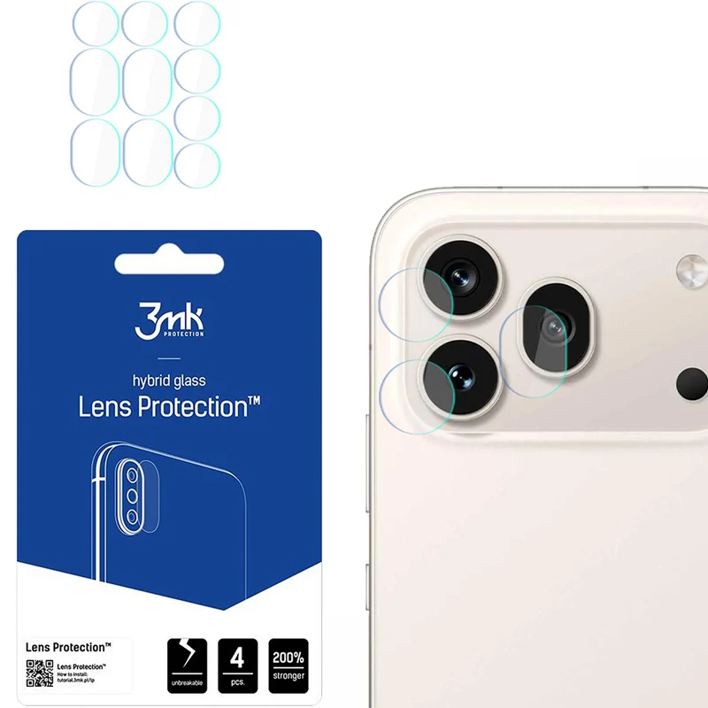 Objektivschutz für Honor 600 Pro 5G, 3mk Lens Protection, 4 Sätze