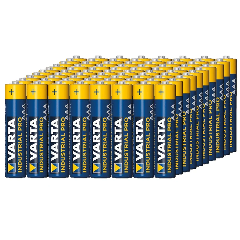 80x R-03 LR03 AAA Alkalibatterie Varta Industrial 4003