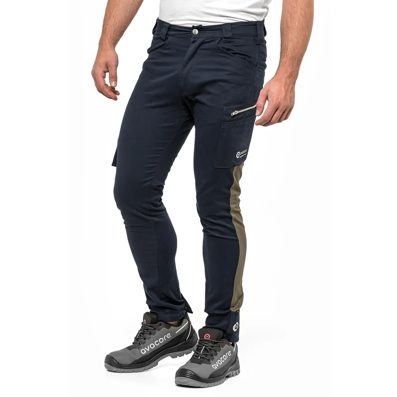 TUBBOS Bundhose in marineblau/oliv, Größe 50