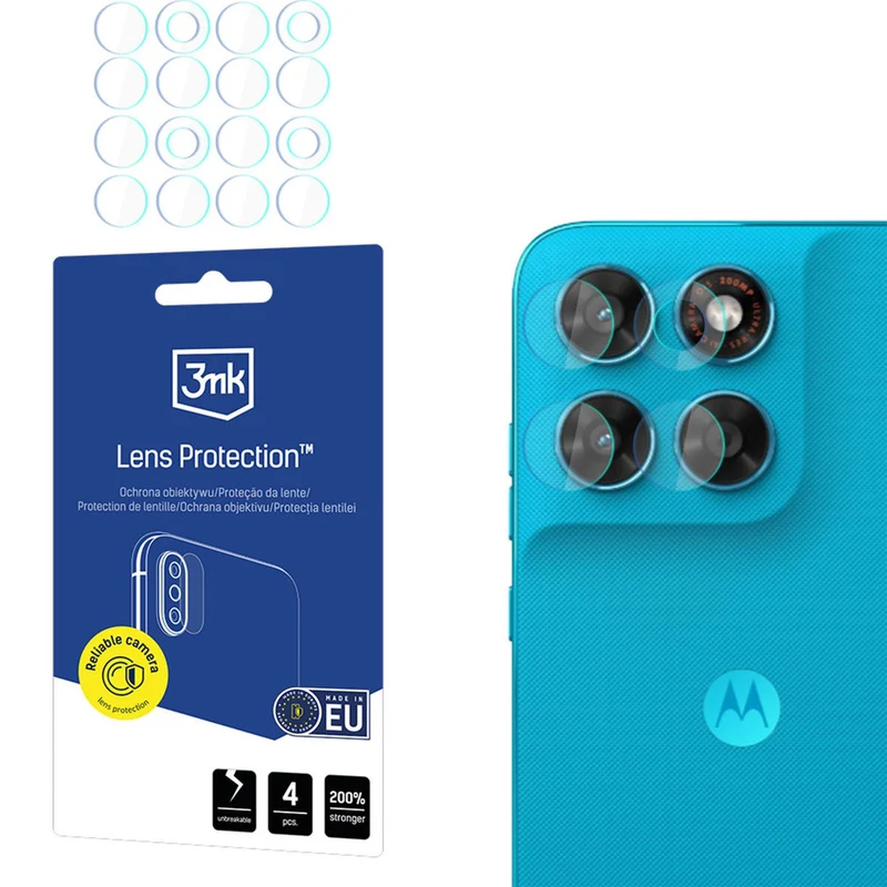 Objektivschutz für Motorola Moto G87 5G, 3mk Lens Protection, 4 Sätze