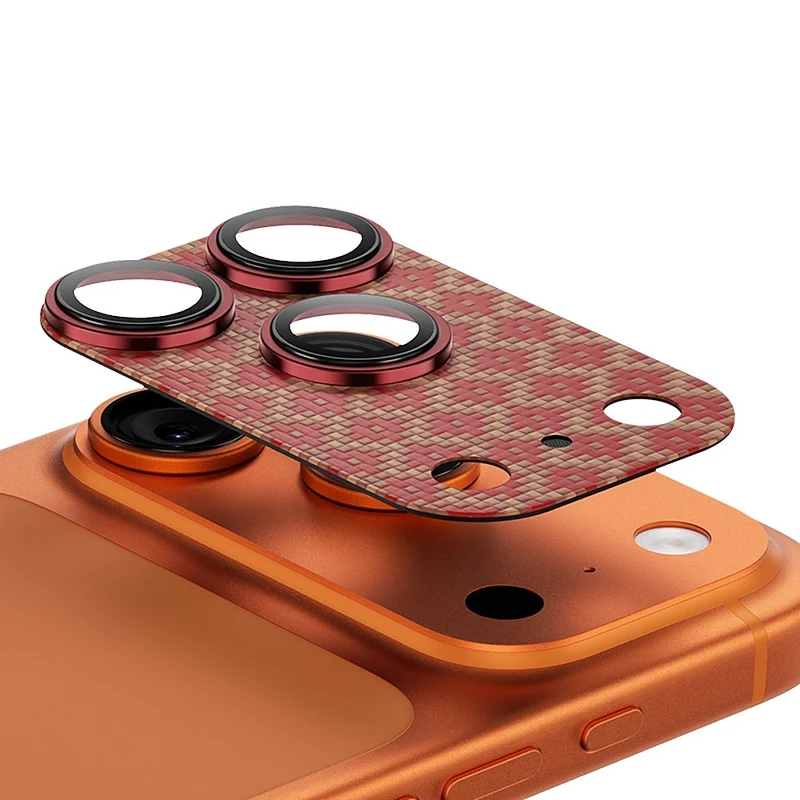 Kameraschutz für iPhone 17 Pro Max, Benks Armor Warrior Lens ArmorGrid, Orange