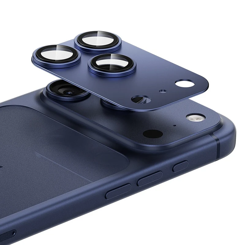 Kameraschutz für iPhone 17 Pro Max, Benks Glass Warrior Metal Integrated, 3 Stück, Blau