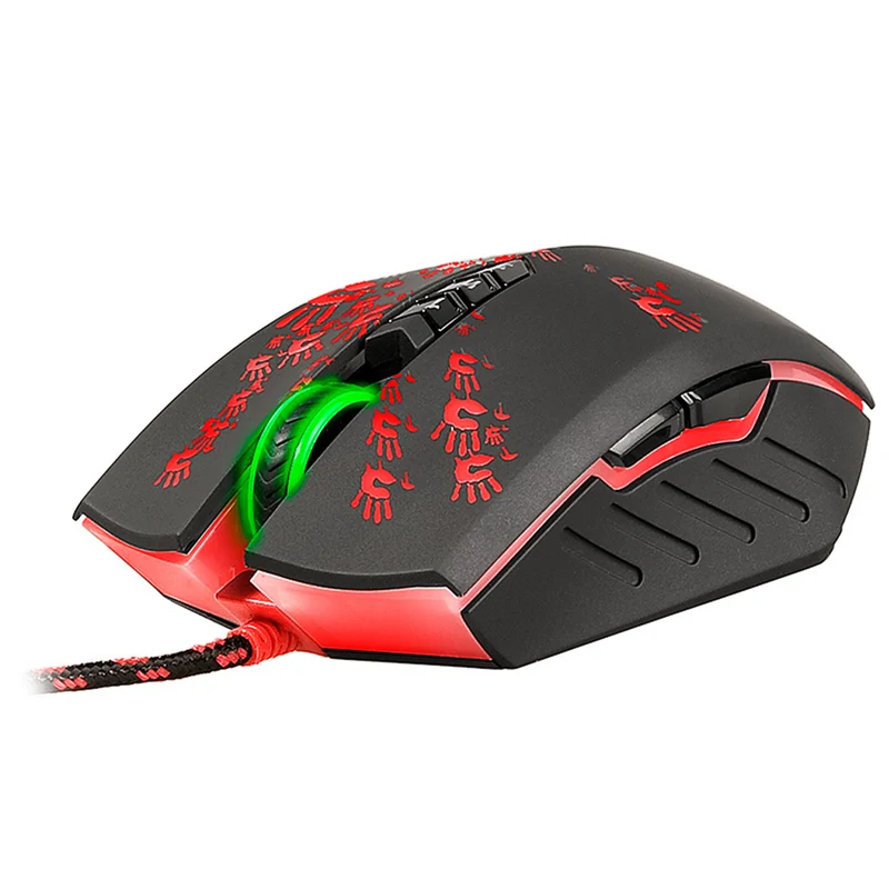 Gaming-Maus A4TECH, 6200 DPI, RGB-Hintergrundbeleuchtung, BLOODY Blazing A60 (Aktiviert)