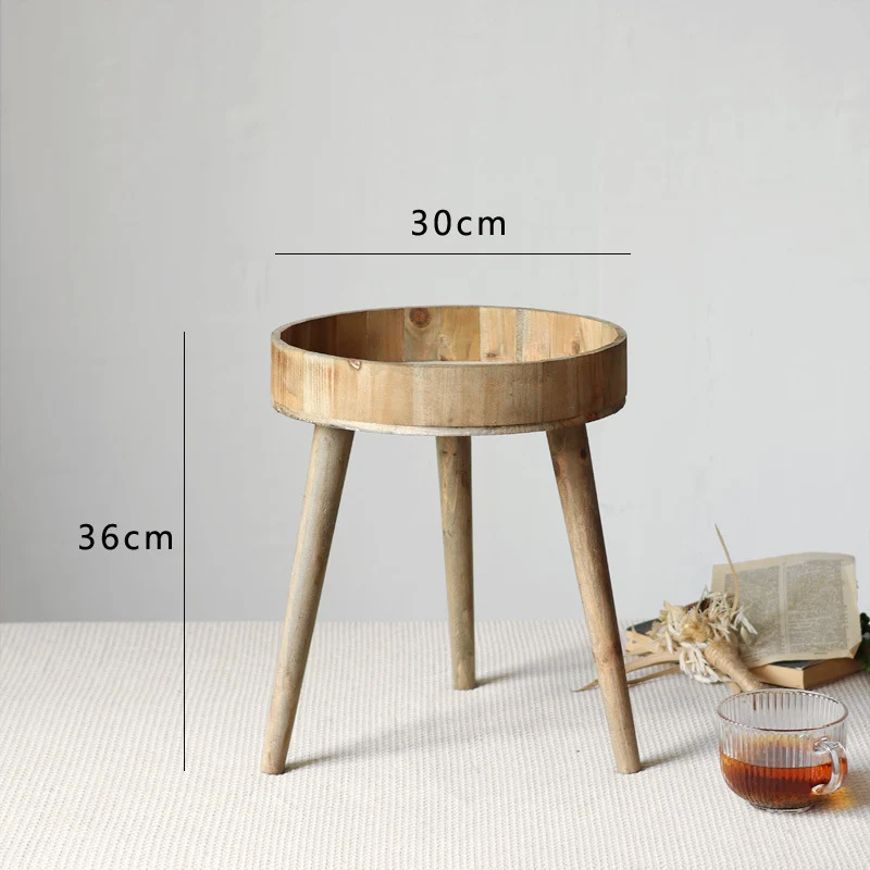 Moderner Beistelltisch aus Holz Karnz