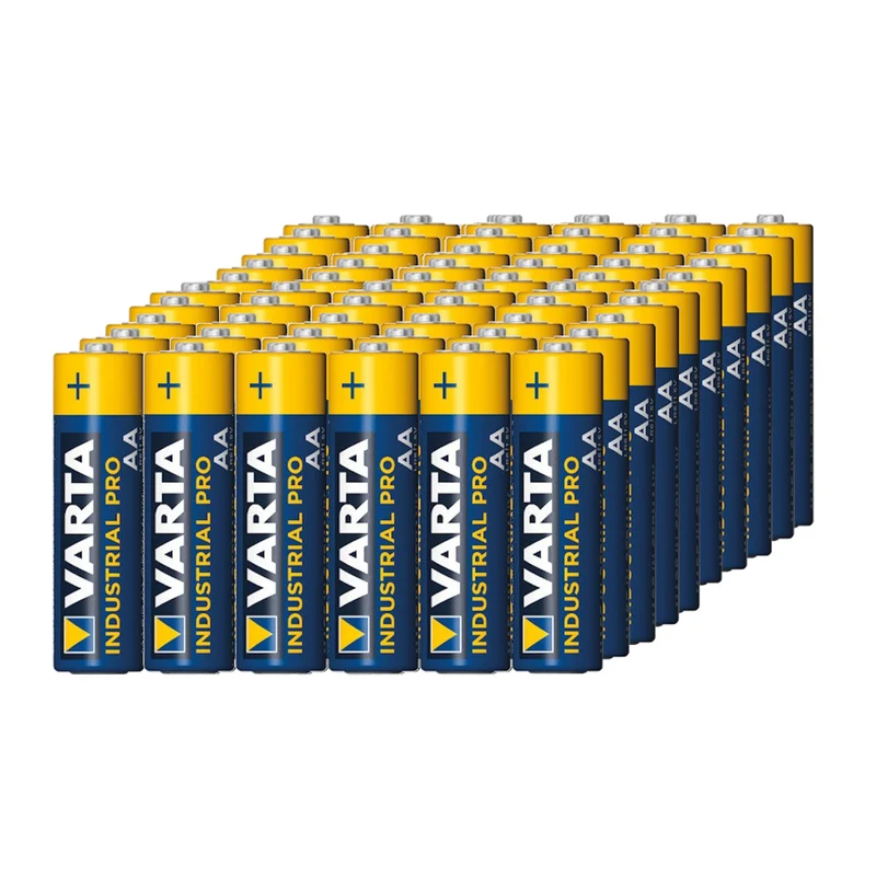 60x Batterie R-06 LR6 AA 1,5 V alkalisch Varta Industrial 4006