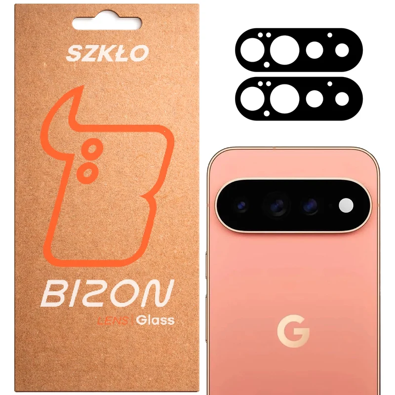 Gehärtetes Glas für die Kamera für Google Pixel 11 Pro, Bizon Glass Lens, 2 Stück