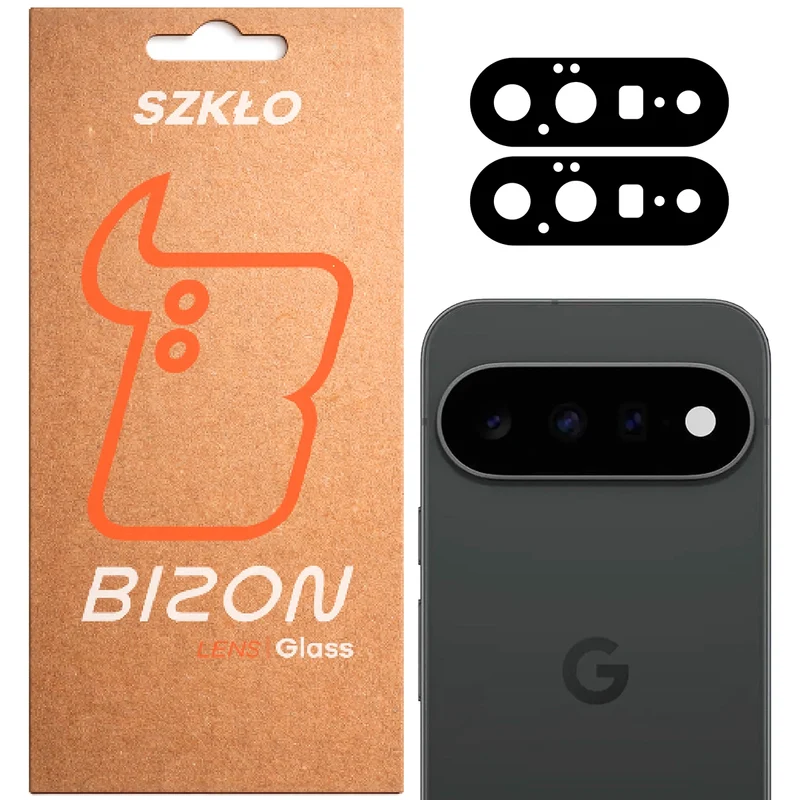 Gehärtetes Glas für die Kamera für Google Pixel 11, Bizon Glass Lens, 2 Stück
