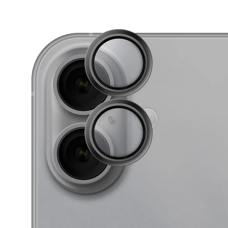 Kameraschutz für iPhone 17, Hammer Glass Lens Protector, Silber