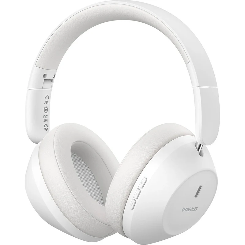 Kabellose Over-Ear-Kopfhörer, Bluetooth 5.3, Baseus Bass 30 Max, Weiß