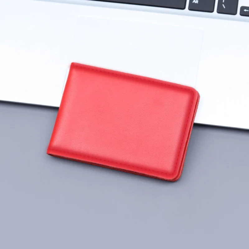 RFID-blockierendes Leder Kartenetui