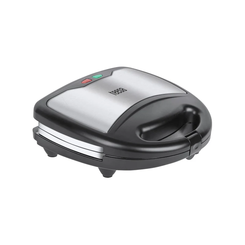 Sandwichmaker 3 in 1, Waffeleisen, Grillen Silber/schwarz Teesa TSA3221