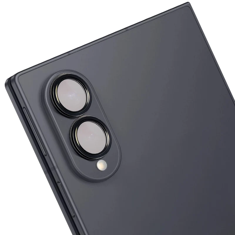Glas für die Kamera für Galaxy Z Fold8, Bizon Glass Snap Lens, 1 Set, Schwarzer Rahmen