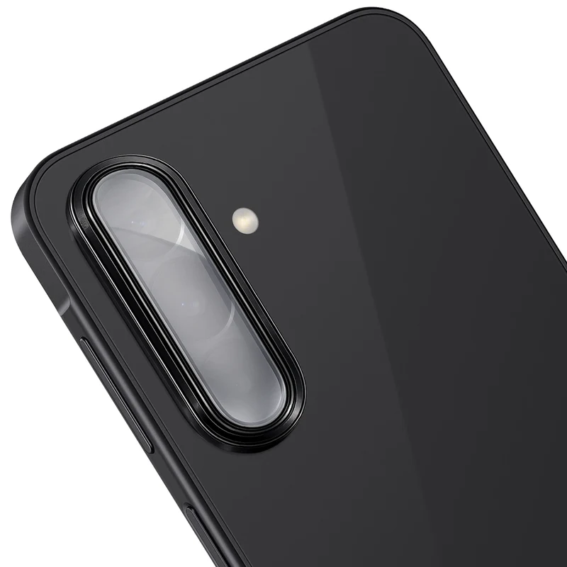 Glas für die Kamera für Galaxy A27 5G, Bizon Glass Snap Lens, 1 Set, Schwarzer Rahmen