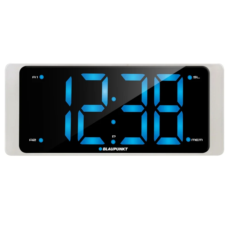 FM Radiowecker mit USB Port 3” LED Display Uhr Blaupunkt CR16WH
