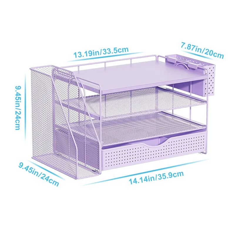 Multifunktionaler Mesh-Schreibtisch-Organizer
