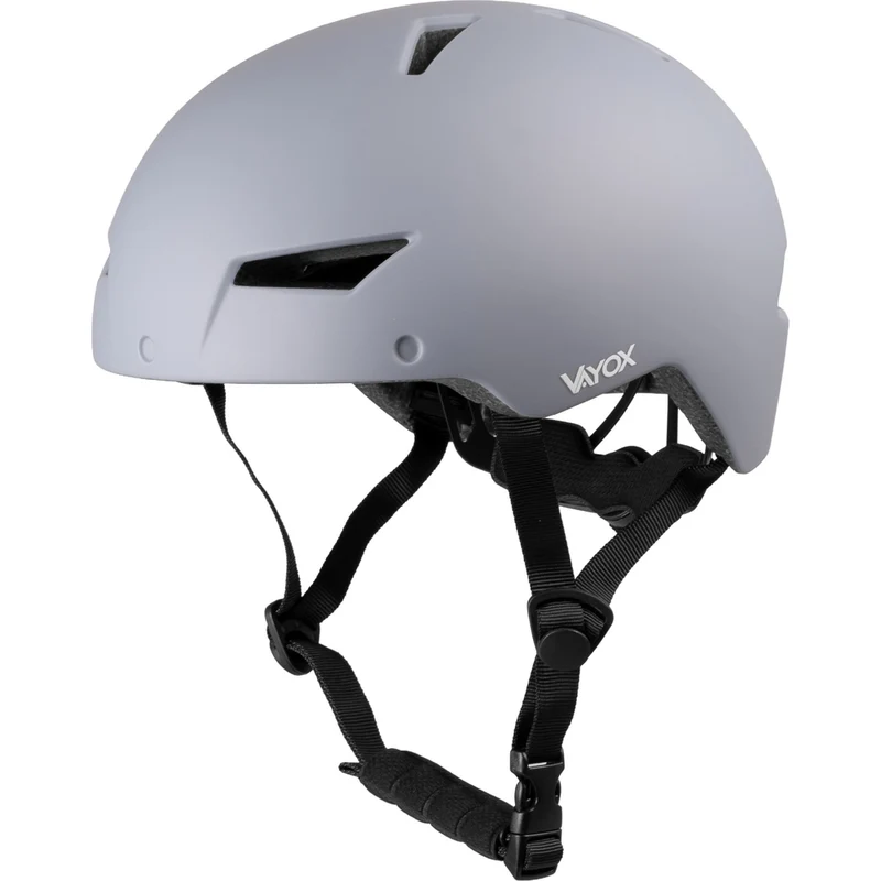 Fahrradhelm mit LED-Licht, Vayox Street VA0423GREM 55-58 cm, Grau