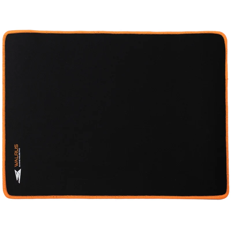 Gaming-Mauspad 400 x 300 mm, Baracuda WALRUS L, Schwarz-Orange