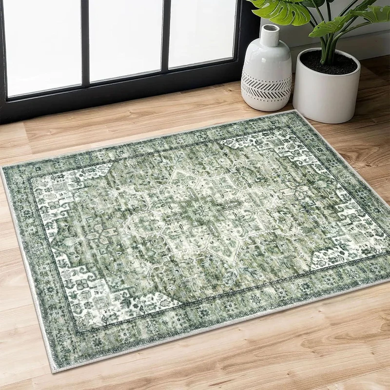 Vintage-inspirierter dekorativer Teppich