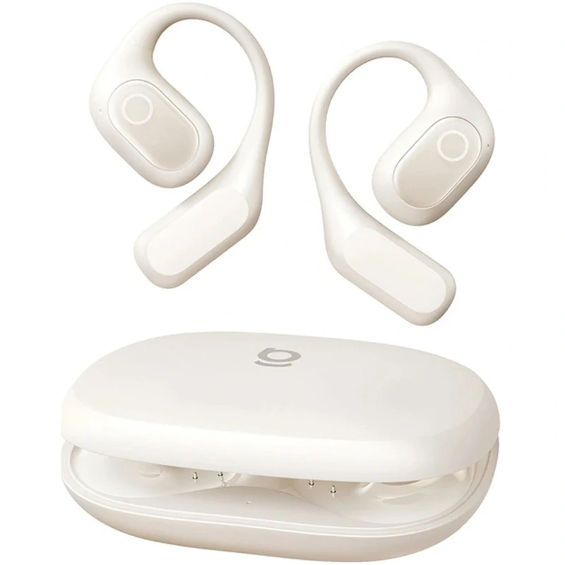 Kabellose In-Ear-Kopfhörer mit Ohrbügeln, Baseus Eli 2i Fit, Weiß
