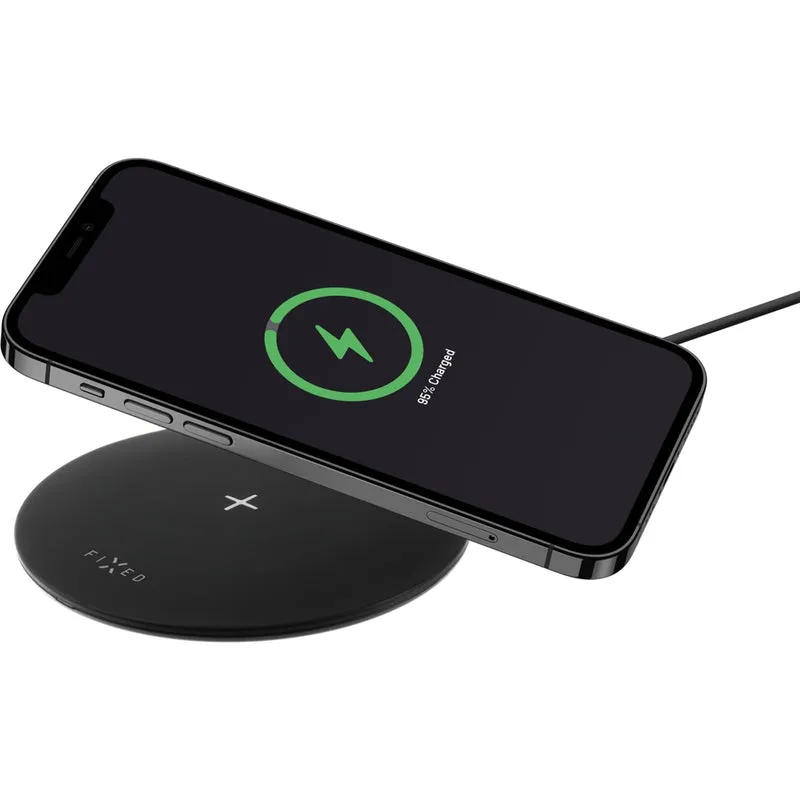 Induktionsladegerät 15W für MagSafe, Fixed SlimPad, Schwarz