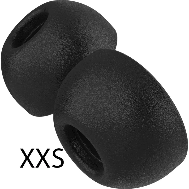 Ohrstöpsel für AirPods Pro 3, Fixed Plugs Pro, Größe XXS, Schwarz, 2 Sets