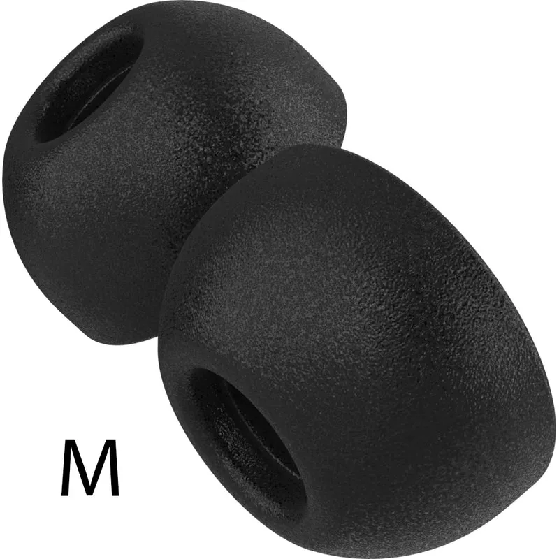 Ohrstöpsel für AirPods Pro 3, Fixed Plugs Pro, Größe M, Schwarz, 2 Sets
