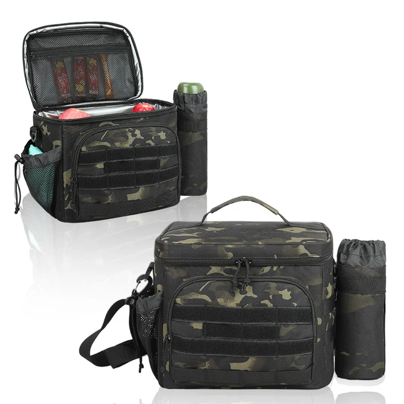 Isolierte Camouflage Lebensmittelaufbewahrungs Kühltasche Karnz