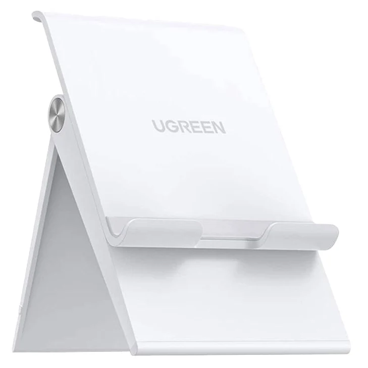Halterung, Ständer, Schreibtischständer Ugreen LP247 für Telefon / Tablet, Weiß