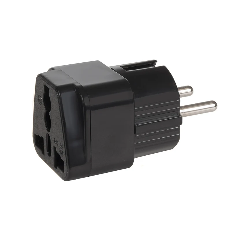 Maclean Energy Reise Adapter UK / GB auf EU Universal Schuko Stecker England Deutschland Euro