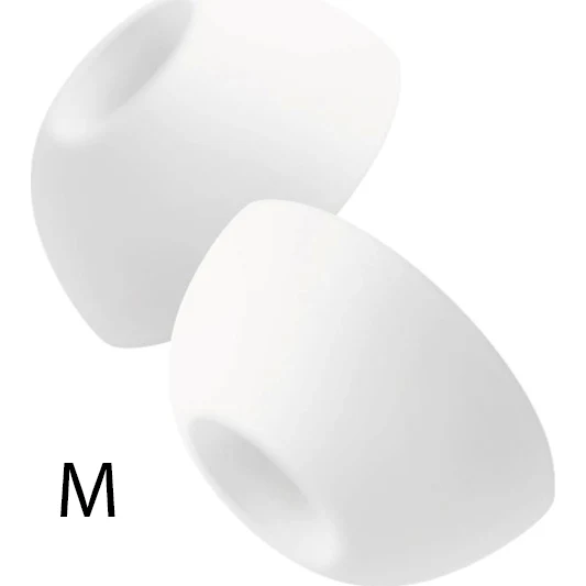Silikon-Ohrstöpsel Größe M für AirPods Pro 3, Fixed Plugs, 2er-Set, Weiß. 2 sets