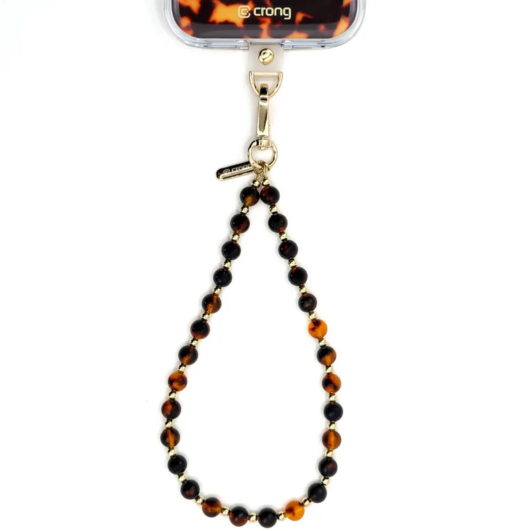 Universal-Handyband für das Handgelenk, Crong Phone Charm, Bernsteingold