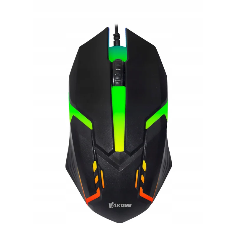 Vakoss Gaming-Maus, RGB-hintergrundbeleuchtet, 1000dpi, TM-5133K