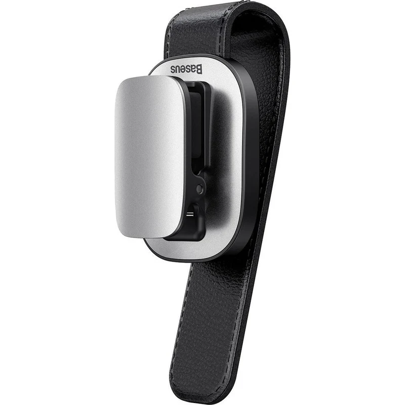 Autohalterung / Brillenclip Baseus Platinum Vehicle Eyewear Clip, Schwarz / Silbern