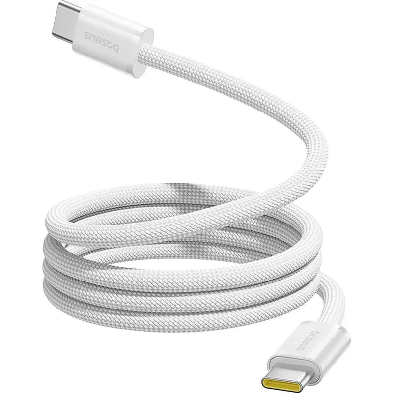 Magnetkabel USB-C auf USB-C, Baseus Dynamic 4 Pro, 100W PD, 1 m, Weiß