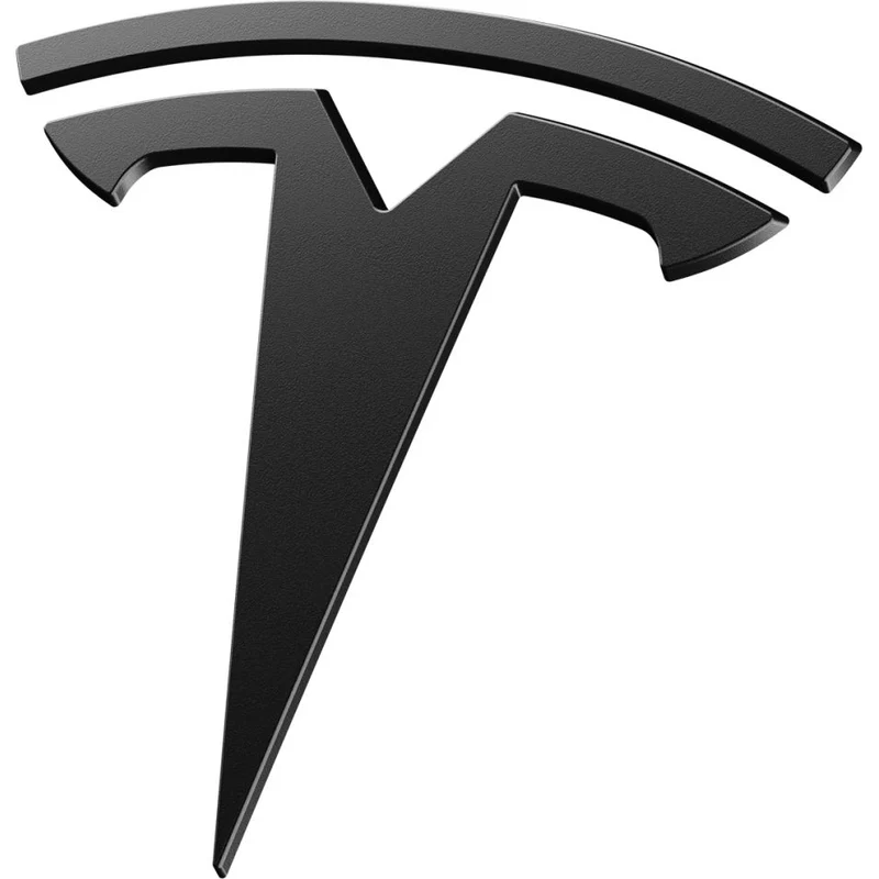 Emblem, Tesla-Logo für die Motorhaube für Tesla Model Y Juniper 2025-2026, Spigen Front Emblem Badge, Schwarz