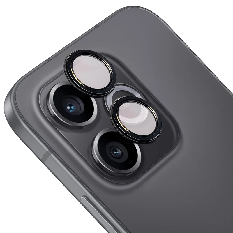 Glas für die Kamera für Honor 600 Lite 5G, Bizon Glass Snap Lens, 1 Set, Schwarzer Rahmen