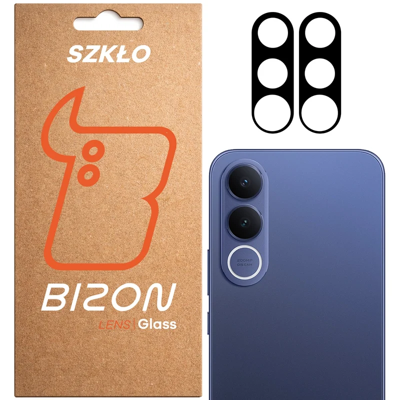 Gehärtetes Glas für die Kamera für Vivo V70 FE 5G, Bizon Glass Lens, 2 Stück