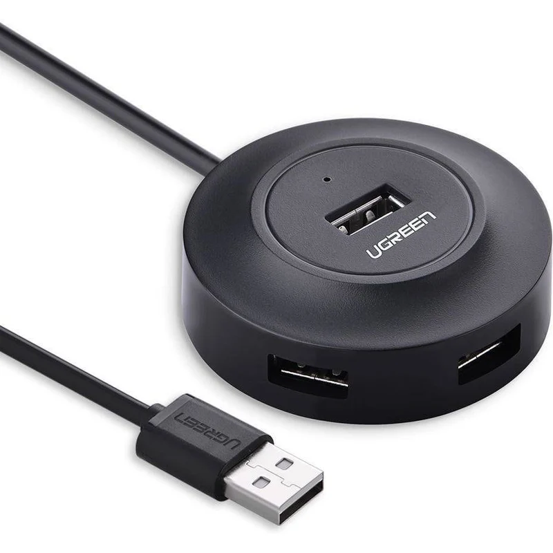 USB HUB 4x USB-A 2.0 Ugreen CR106 , Schwarz