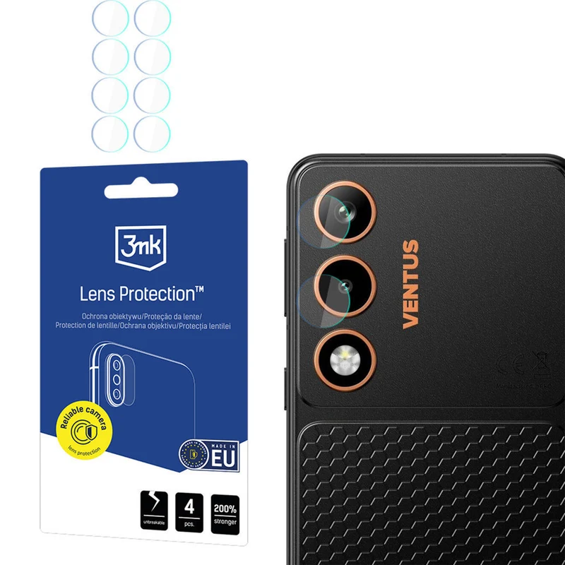 Objektivschutz für Hammer Ventus 5G, 3mk Lens Protection, 4 Sätze